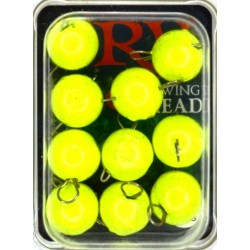 Грузило для лову риби, вухате, розбірне, 10шт/уп, колір Lime, 14г